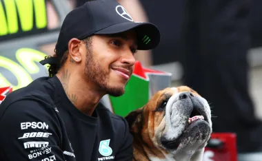 Lewis Hamilton y Roscoe
