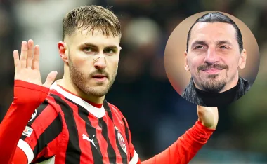 Santiago Giménez y su vínculo con Zlatan en AC Milan.