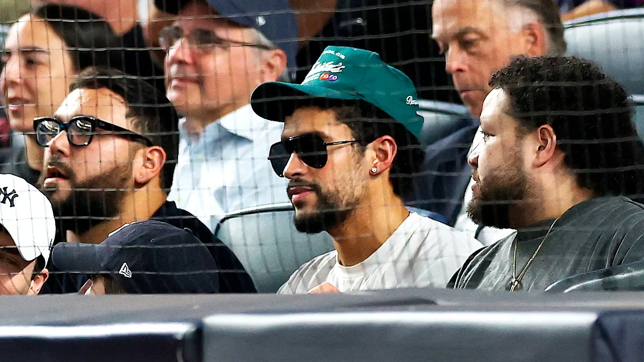 Bad Bunny asistió el juego entre New York Yankees y Blue Jays.