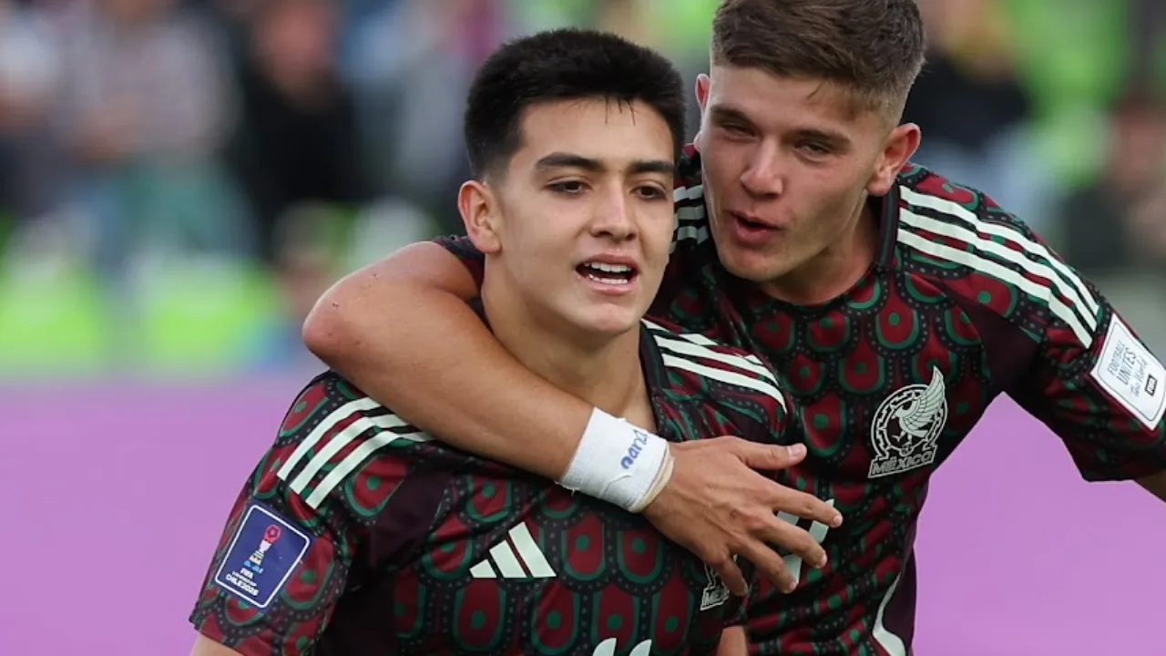Gilberto Mora con la Selección Mexicana en el Mundial Sub-20