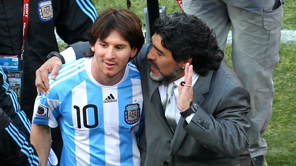 Lionel Messi, Diego Armando Maradona