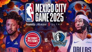Detroit Pistons vs Dallas Mavericks: Dónde y cuándo ver el NBA Mexico City Game 2025 Detroit Pistons vs Dallas Mavericks, NBA Mexico City Game 2025