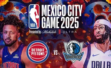 Detroit Pistons vs Dallas Mavericks, NBA Mexico City Game 2025