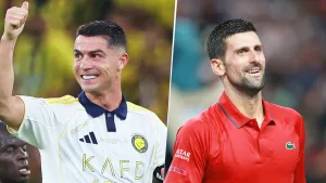 Cristiano Ronaldo se reúne con Novak Djokovic e intercambian increíbles obsequios
