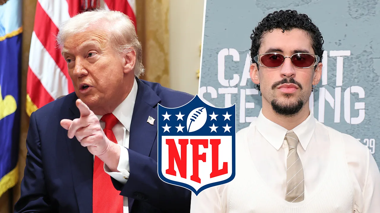 Donald Trump critica a Bad Bunny y su futuro show en el Super Bowl.