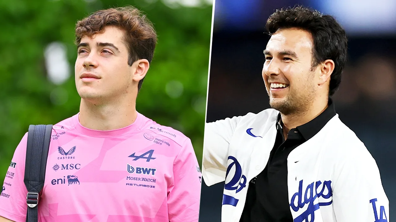 Franco Colapinto se declara fan de Checo Pérez desde niño.