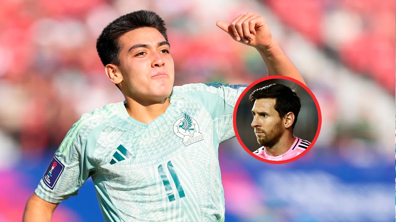 Gilberto Mora busca igualar dos marcas históricas de Lionel Messi.