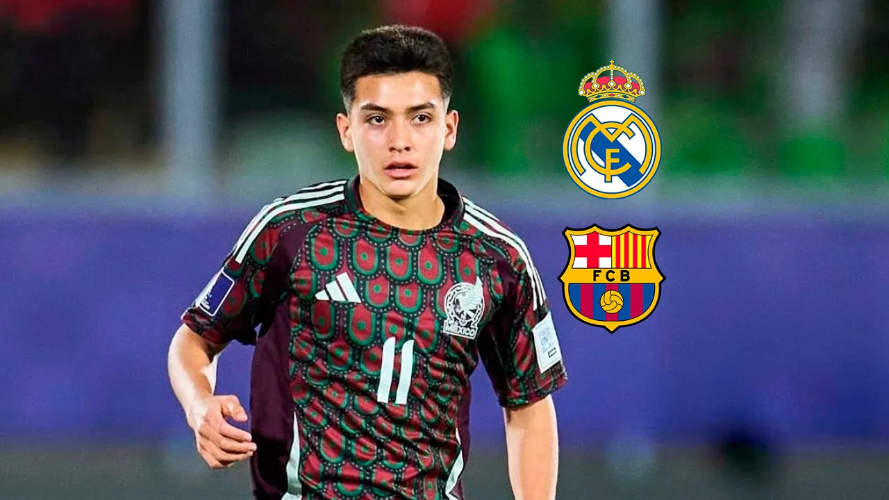 Gilberto Mora está en la mira de Real Madrid y Barcelona.