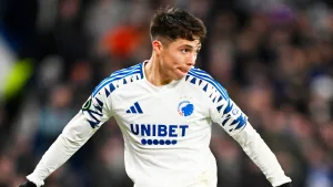 Rodrigo Huescas sufre preocupante lesión en Copenhague vs Qarabag por la UEFA Champions League 2025-26