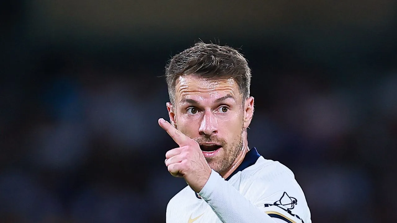 Aaron Ramsey, jugador de Pumas. 