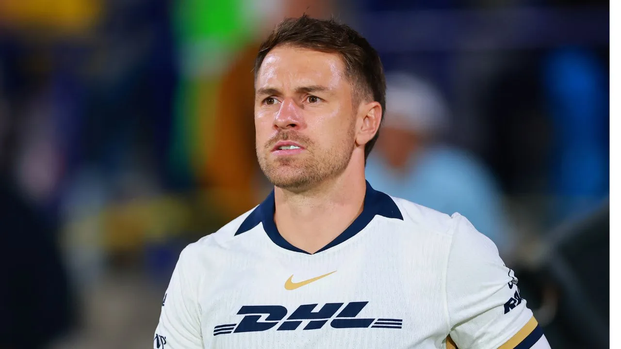 Aaron Ramsey, jugador de Pumas. 