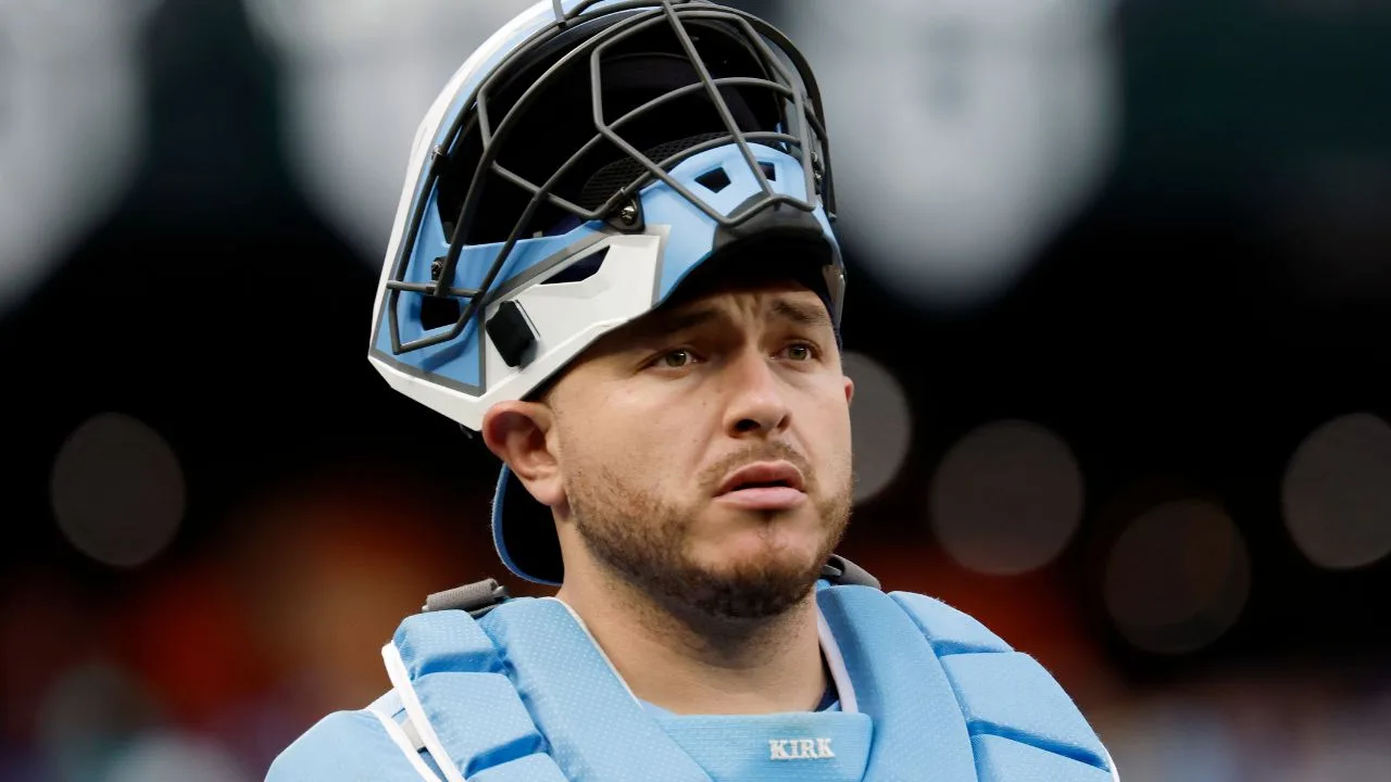 Alejandro Kirk, catcher de los Toronto Blue Jays.