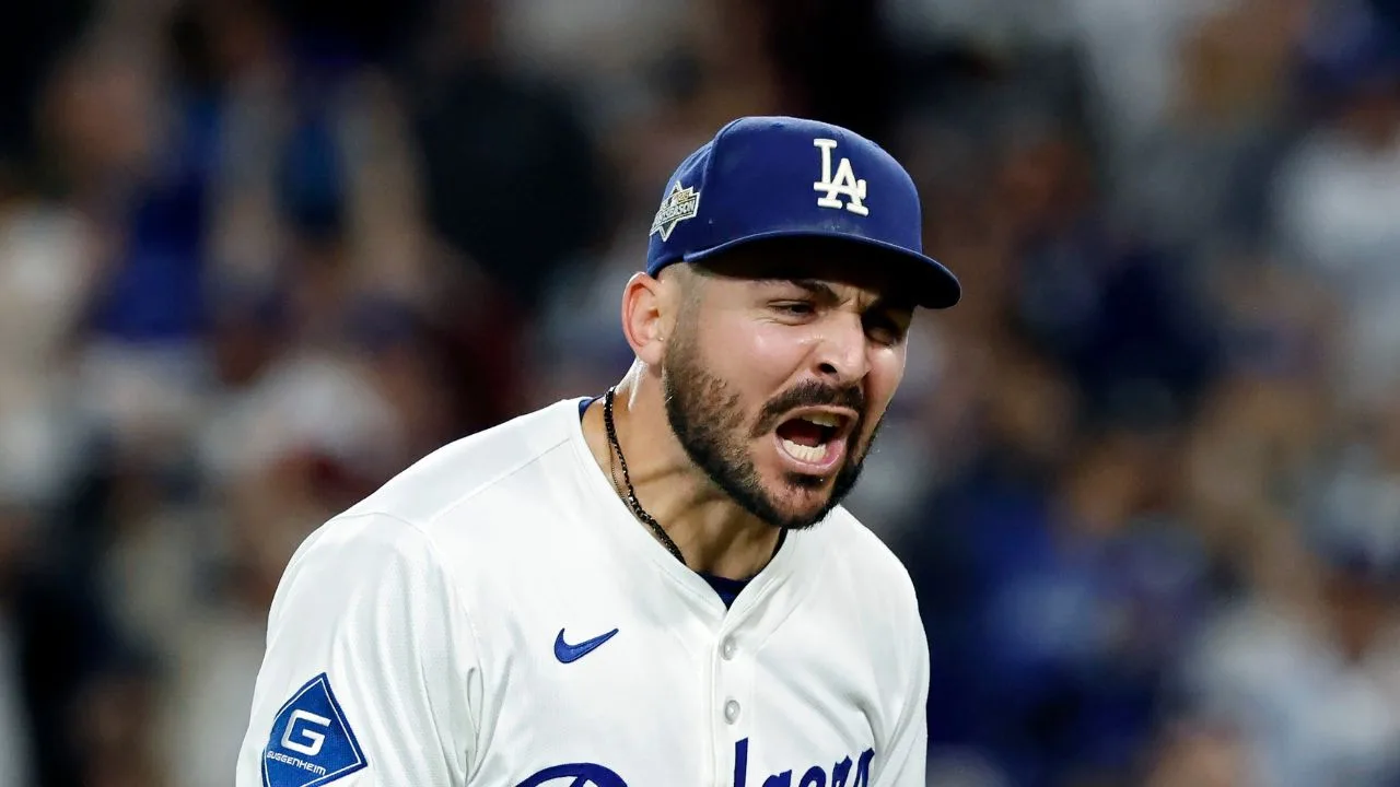 Alex Vesia, pitcher de Los Angeles Dodgers. 