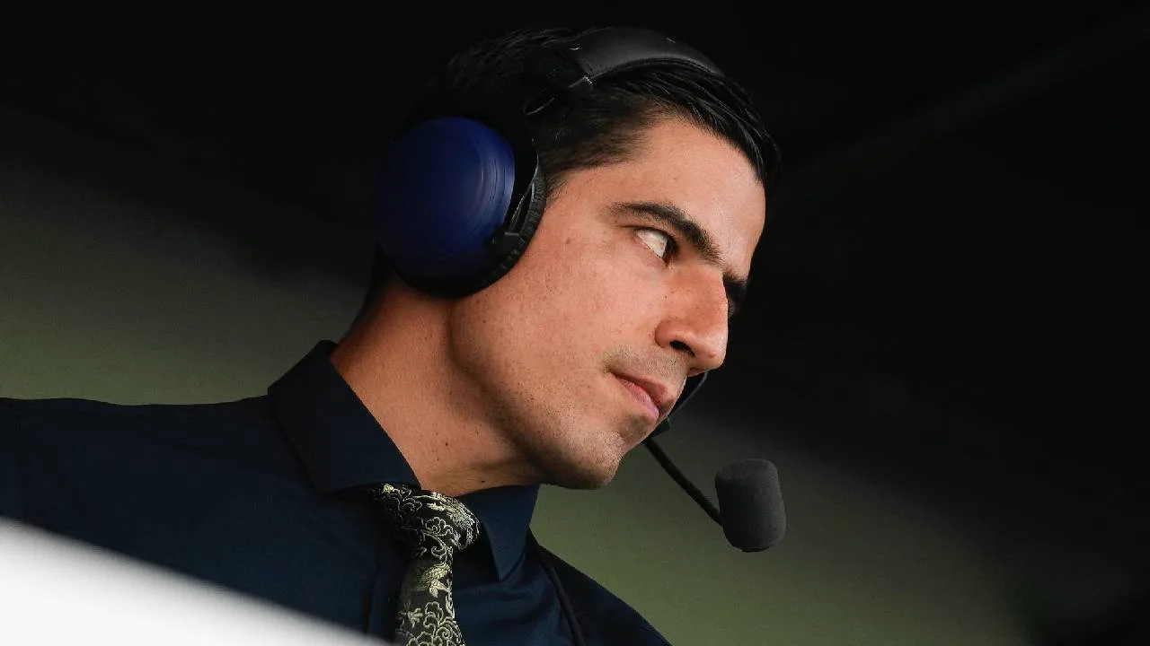 Andrés Vaca, cronista deportivo.
