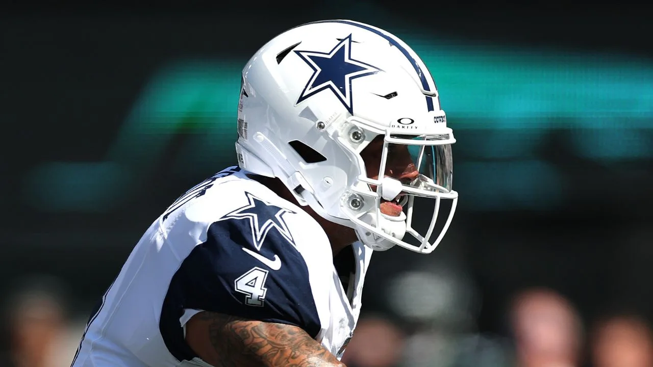 Dak Prescott, jugador de los Dallas Cowboys. 