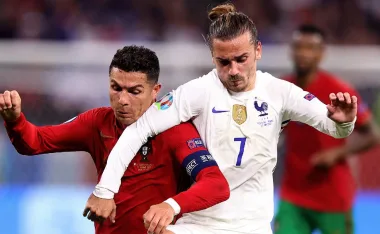 Cristiano Ronaldo y Antoine Griezmann.