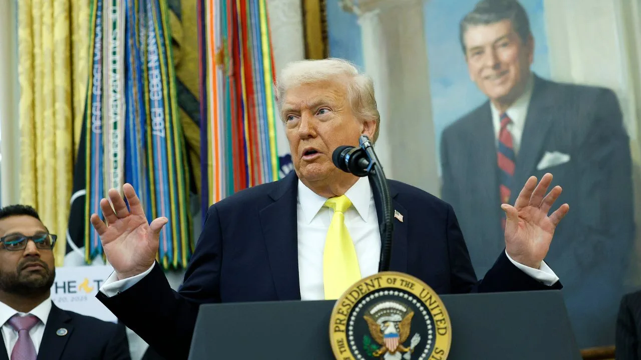 Donald Trump, presidente de los Estados Unidos. 