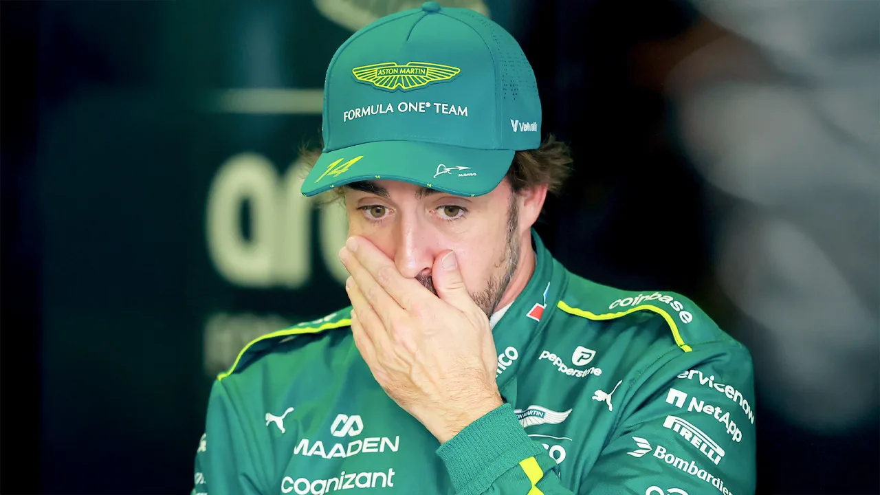 Fernando Alonso y un inesperado abandono en el GP de México.