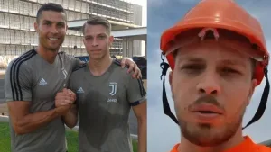Jugó en la Juventus de Cristiano Ronaldo, se retiró en 2024 y ahora se dedica a la construcción