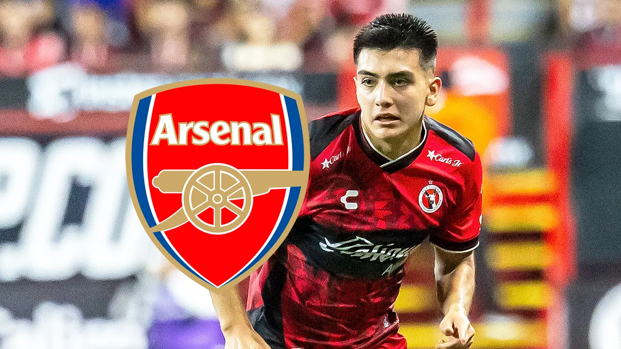 Gilberto Mora es opción para el Arsenal de Inglaterra.