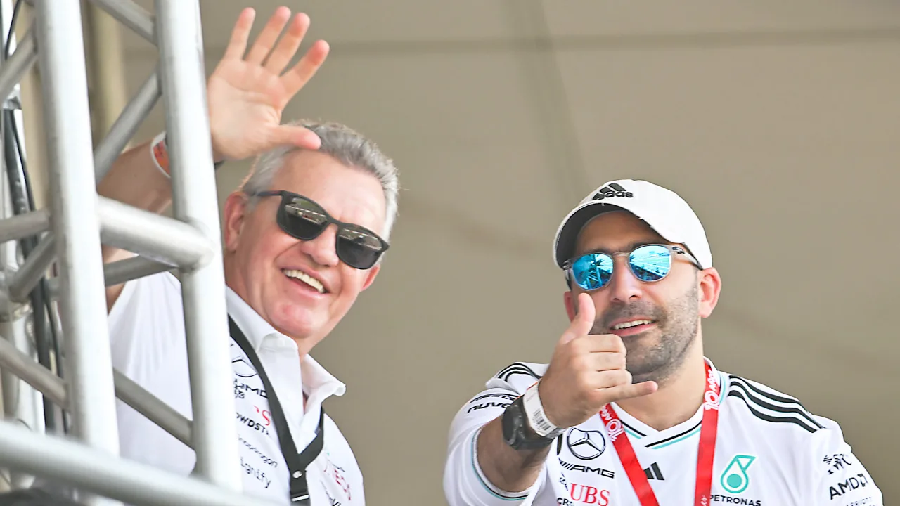 El GP de México tuvo varias figuras del fútbol mexicano.