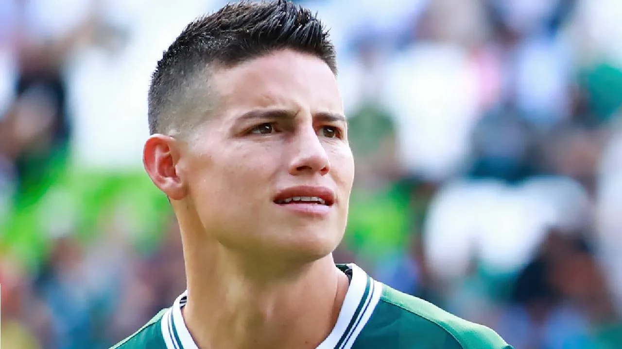 James Rodríguez, delantero de León y la Selección de Colombia.