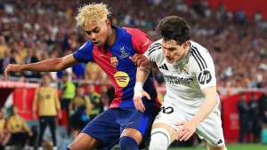 Revelan la reacción de los jugadores del Real Madrid ante polémicas declaraciones de Lamine Yamal Lamine Yamal ante el Real Madrid.