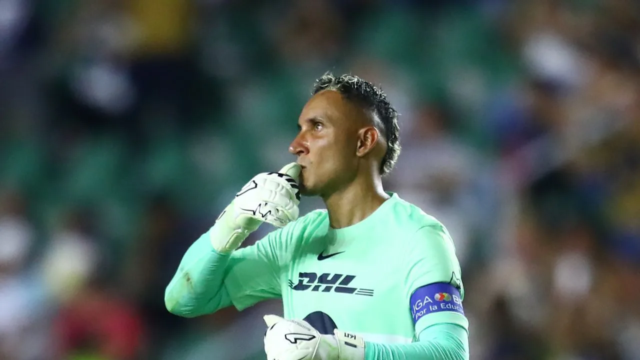 Keylor Navas, portero de Pumas. 