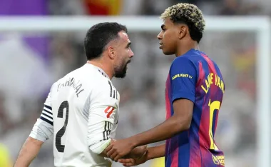 Dani Carvajal y Lamine Yamal