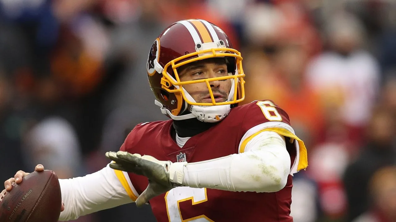 Mark Sánchez, ex jugador de los Washington Redskins. 