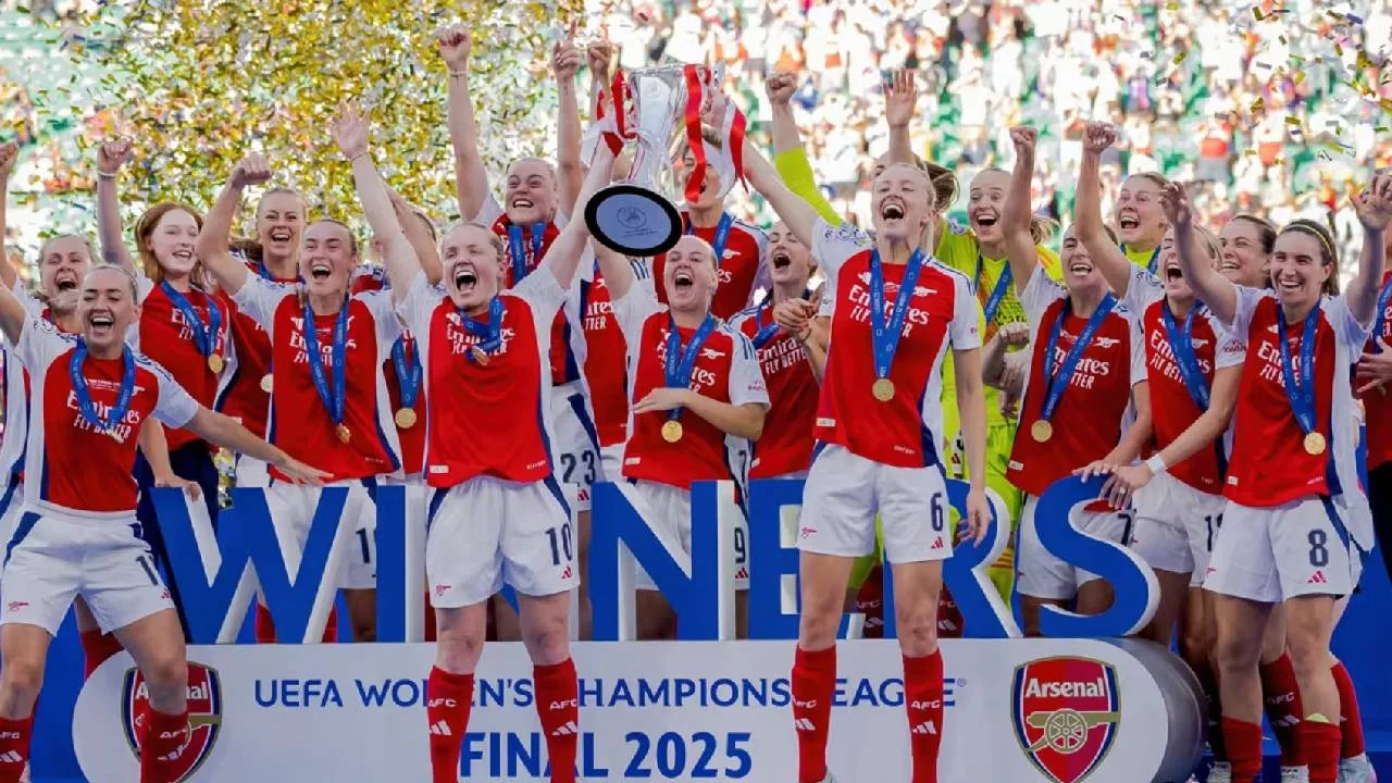 Arsenal conquistó la Champions League Femenil.