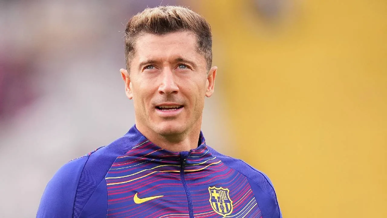 Robert Lewandowski, delantero polaco.