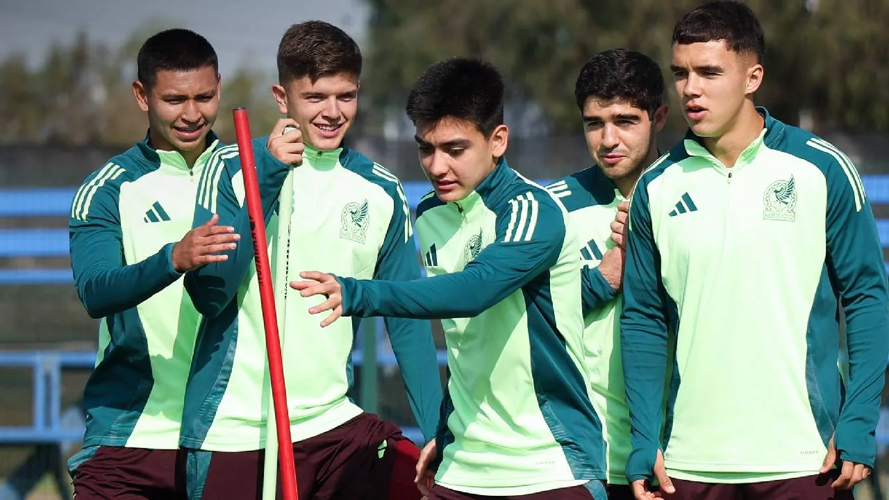 Selección Mexicana Sub 20 en el Mundial en Chile.
