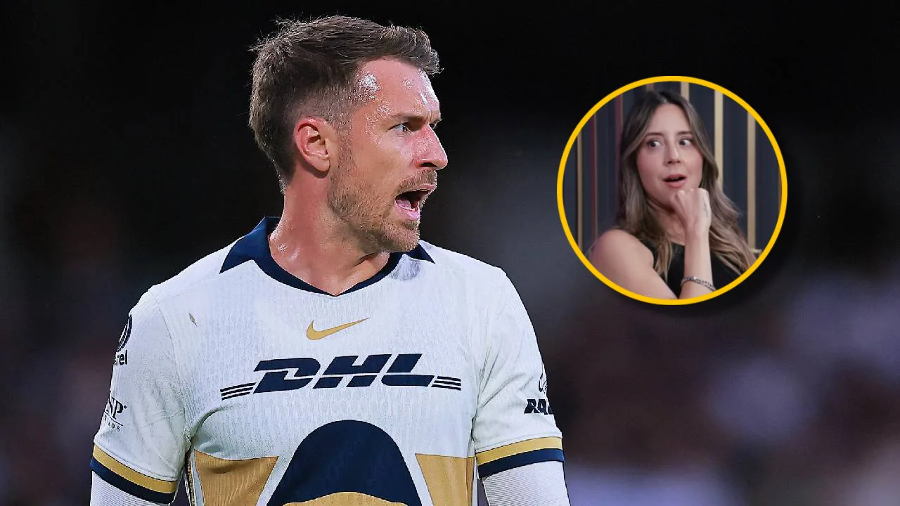 Aaron Ramsey y Sofía Niño de Rivera.
