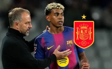 Hansi Flick, Lamine Yamal, FC Barcelona