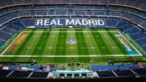 Impactante: Así se transformó el Santiago Bernabéu para recibir a la NFL