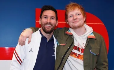 Lionel Messi, Ed Sheeran