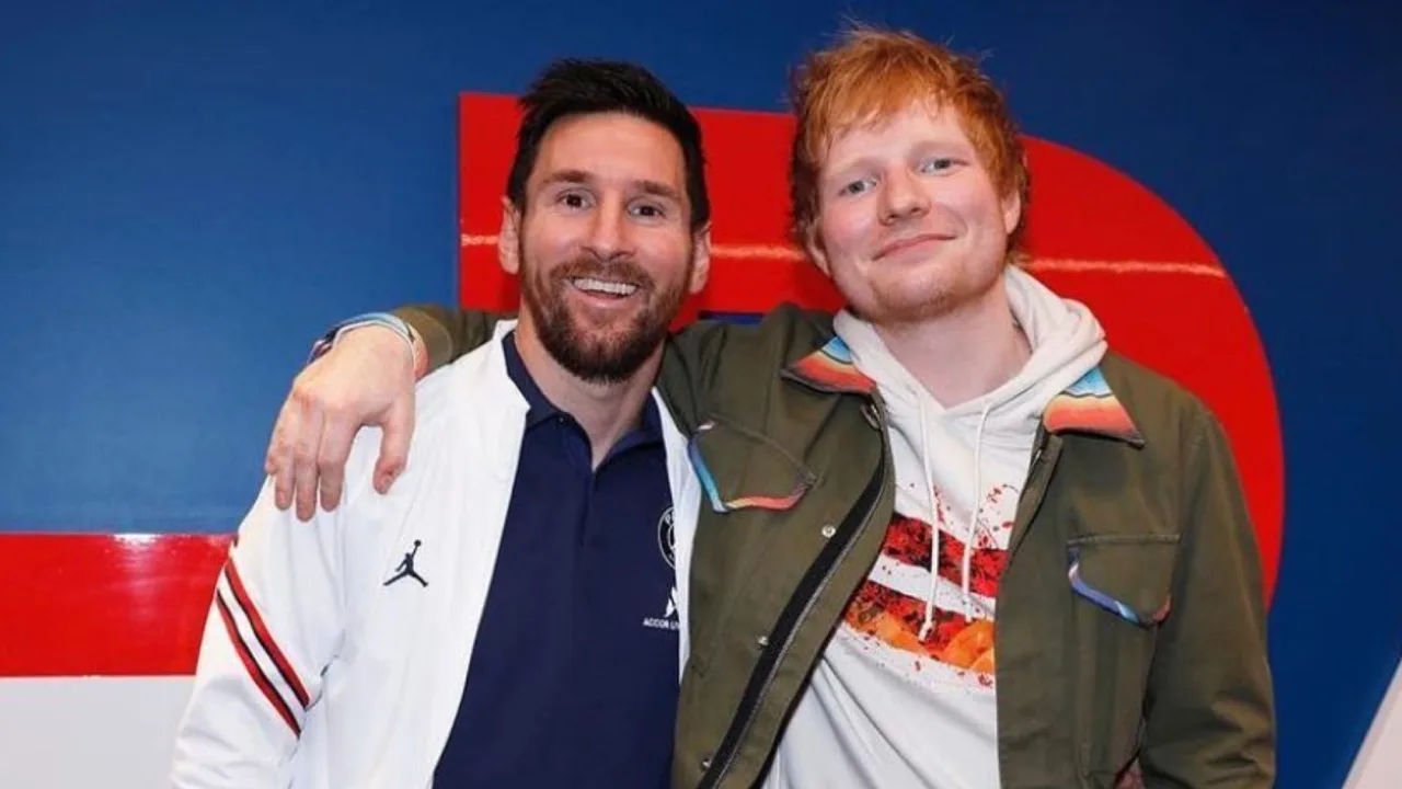 Lionel Messi, Ed Sheeran