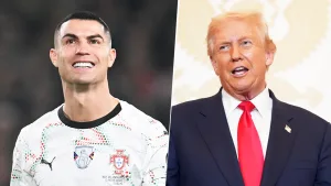Cristiano Ronaldo se olvida de Portugal y tiene extravagante cena en la Casa Blanca de Donald Trump