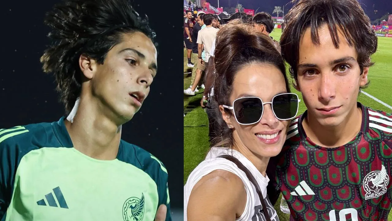 Lucca Vuoso y su madre, Marcela.