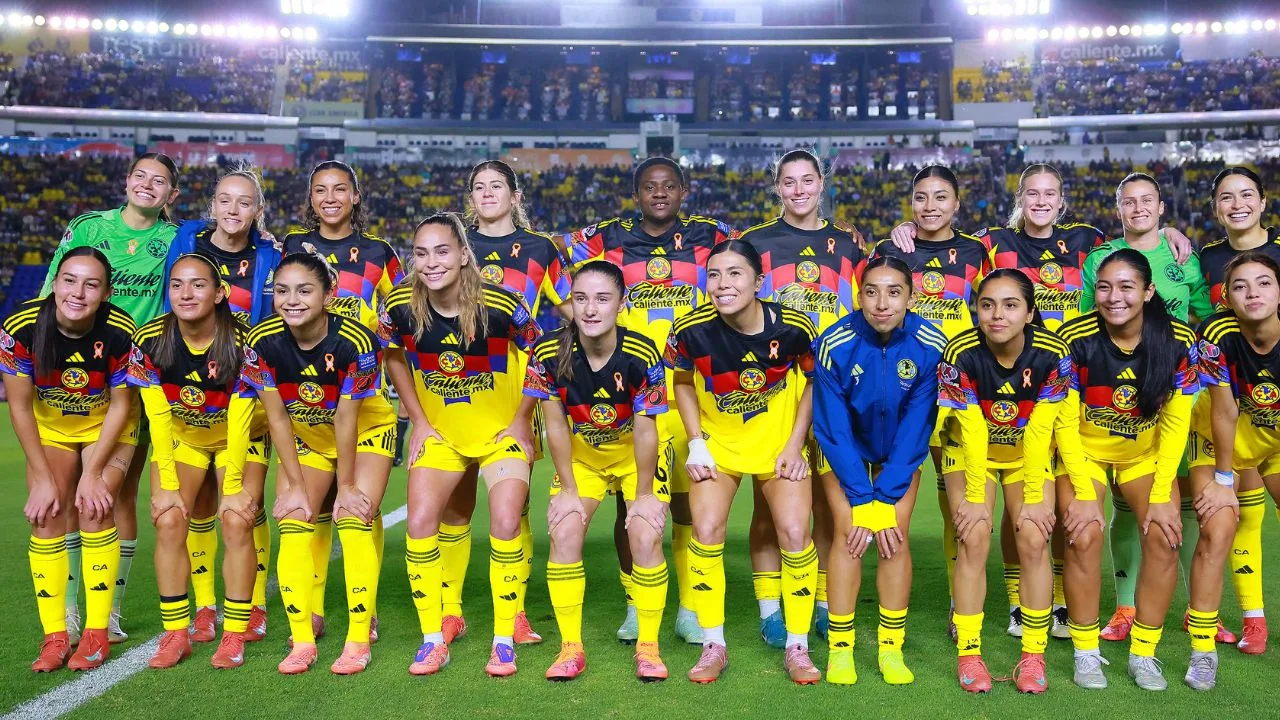 Imagen del equipo América Femenil. 