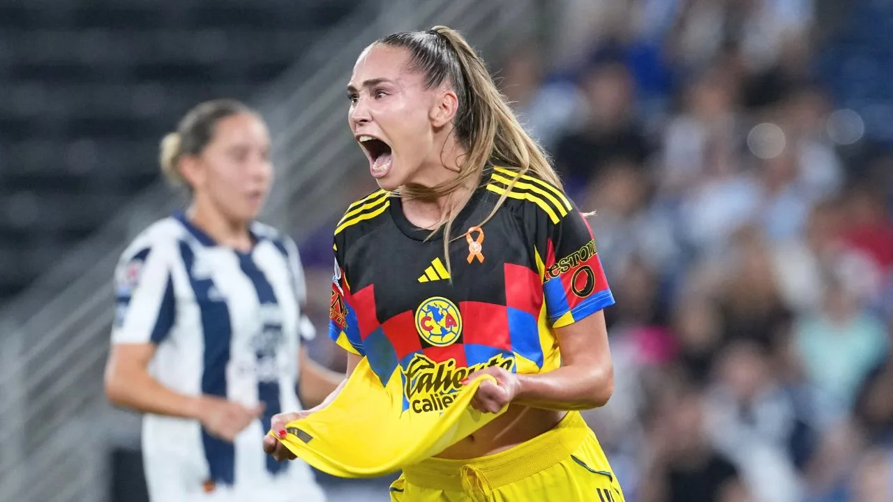 Con polémico penal, América ya le gana a Rayadas de Monterrey en la ida de cuartos de final.