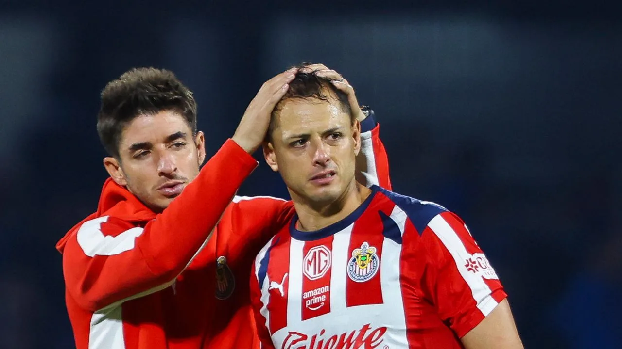 Chicharito Hernández, jugador de las Chivas. 