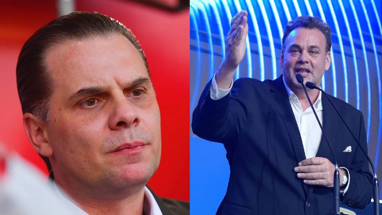 Christian Martinoli y David Faitelson.