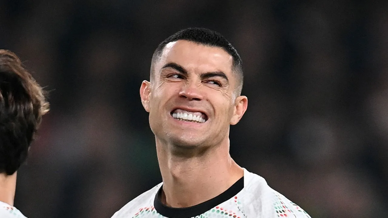 Cristiano Ronaldo, jugador de la selección de futbol de Portugal. 