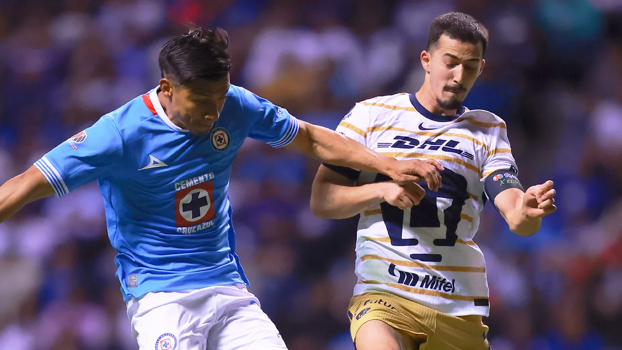 Partidazo entre Cruz Azul vs Pumas.