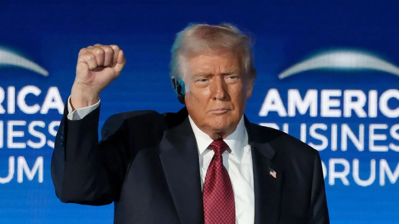 Donald Trump, presidente de los Estados Unidos. 