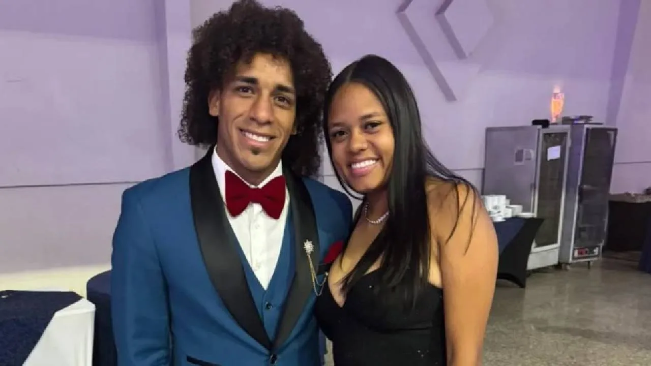 Adalberto Carrasquilla y su esposa.