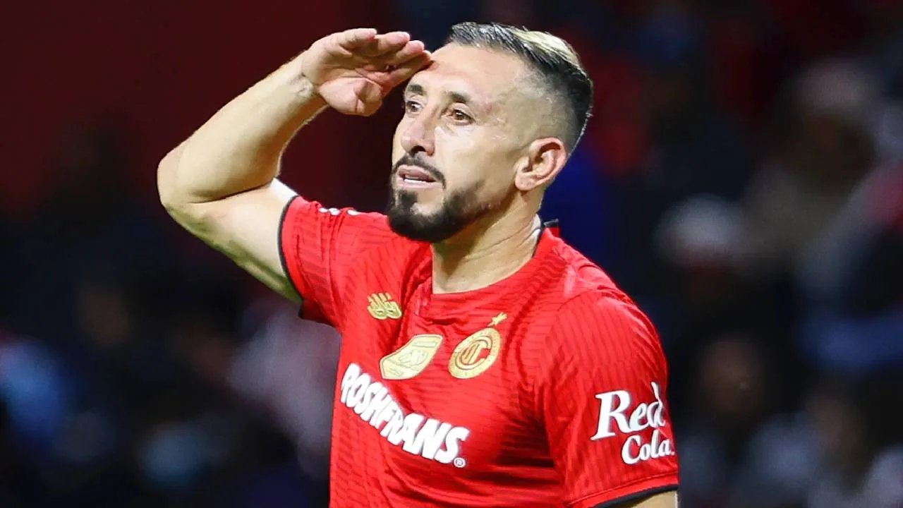 Héctor Herrera, futbolista del Toluca.