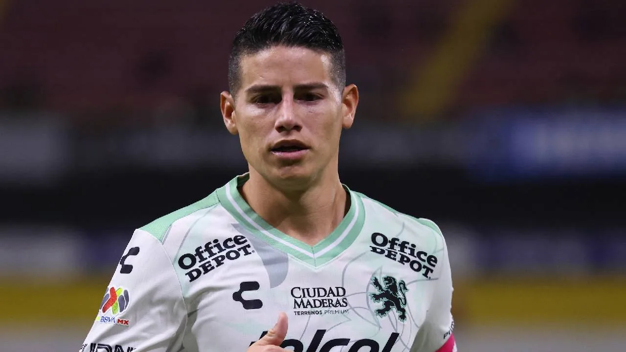 James Rodríguez, jugador colombiano.